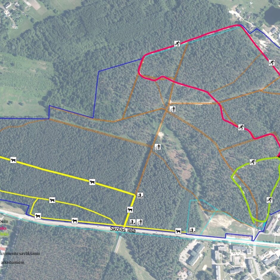 Ozolnieku Mežaparka karte