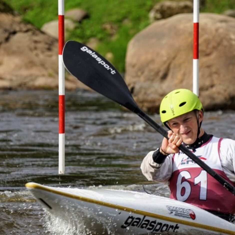 Airēšanas slaloma sportists