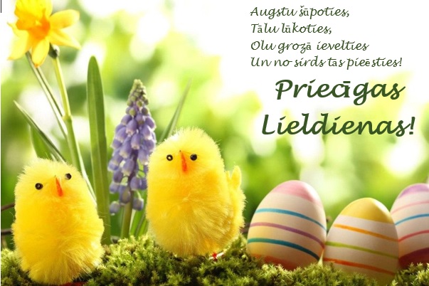 Lieldienu apsveikums