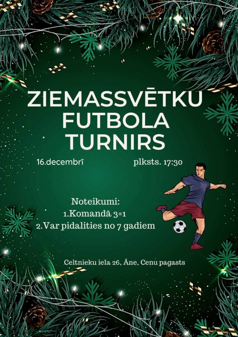 Afiša Ziemassvētku turnīrs
