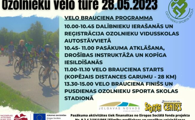 Ozolnueku velo tūres afiša