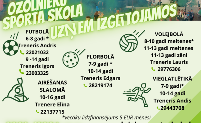 Uzņemšanas afiša profesionālā ievirze