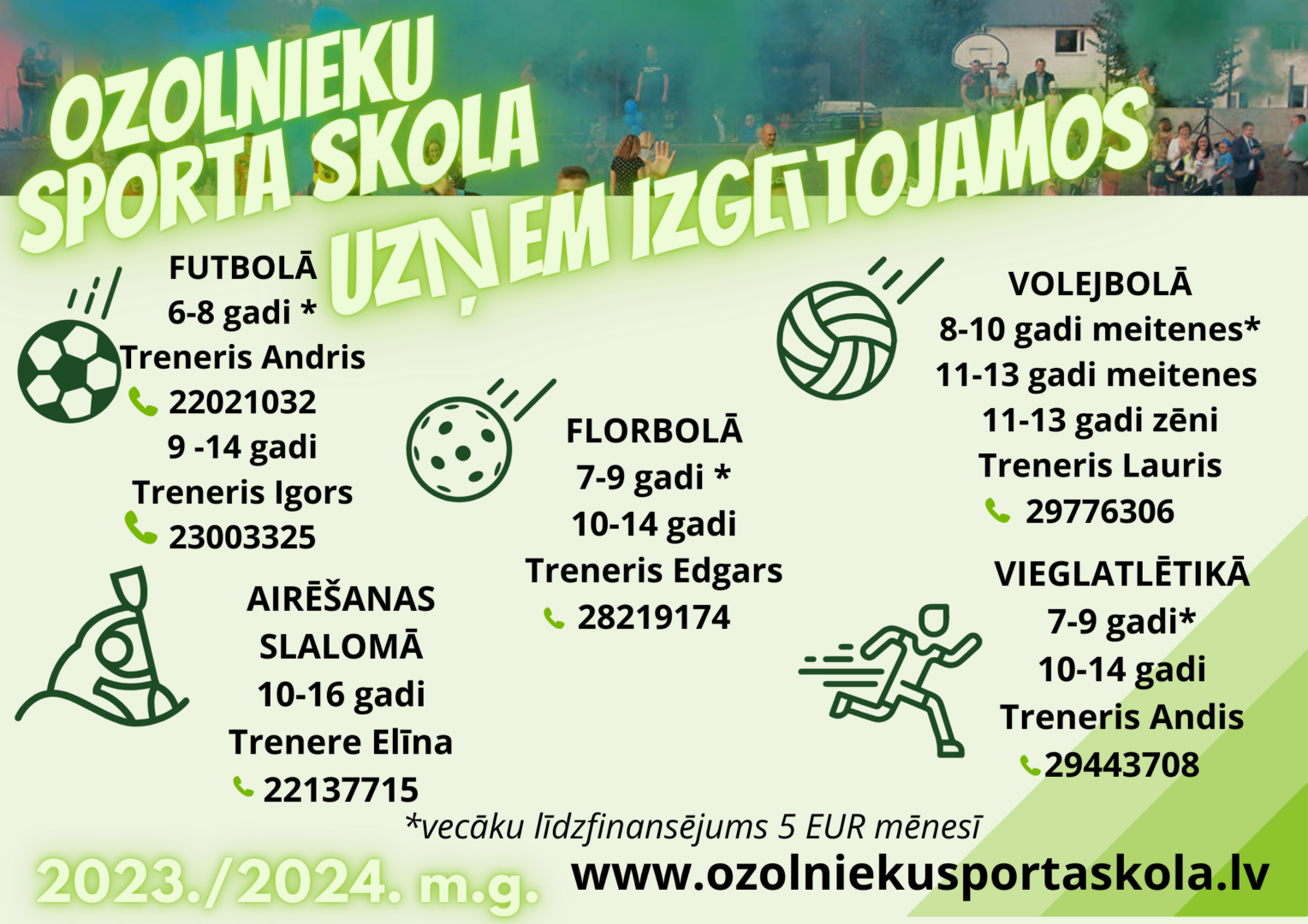 Uzņemšanas afiša profesionālā ievirze