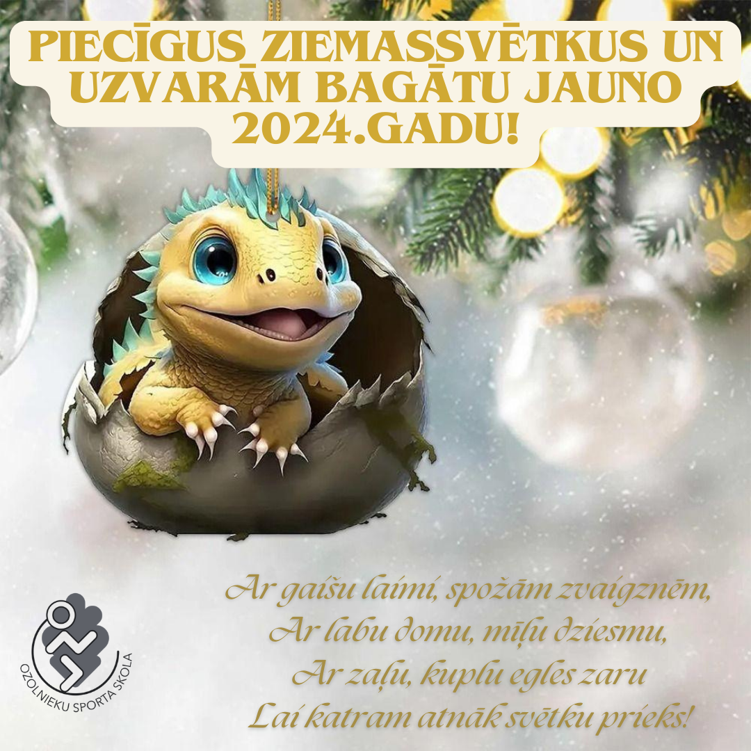 Ziemassvētku un jaunā gada apsveikums