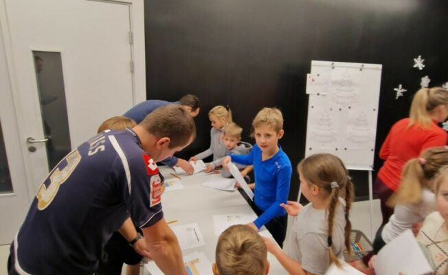 Ziemassvētku pasākums Ozolnieku Sporta skolā